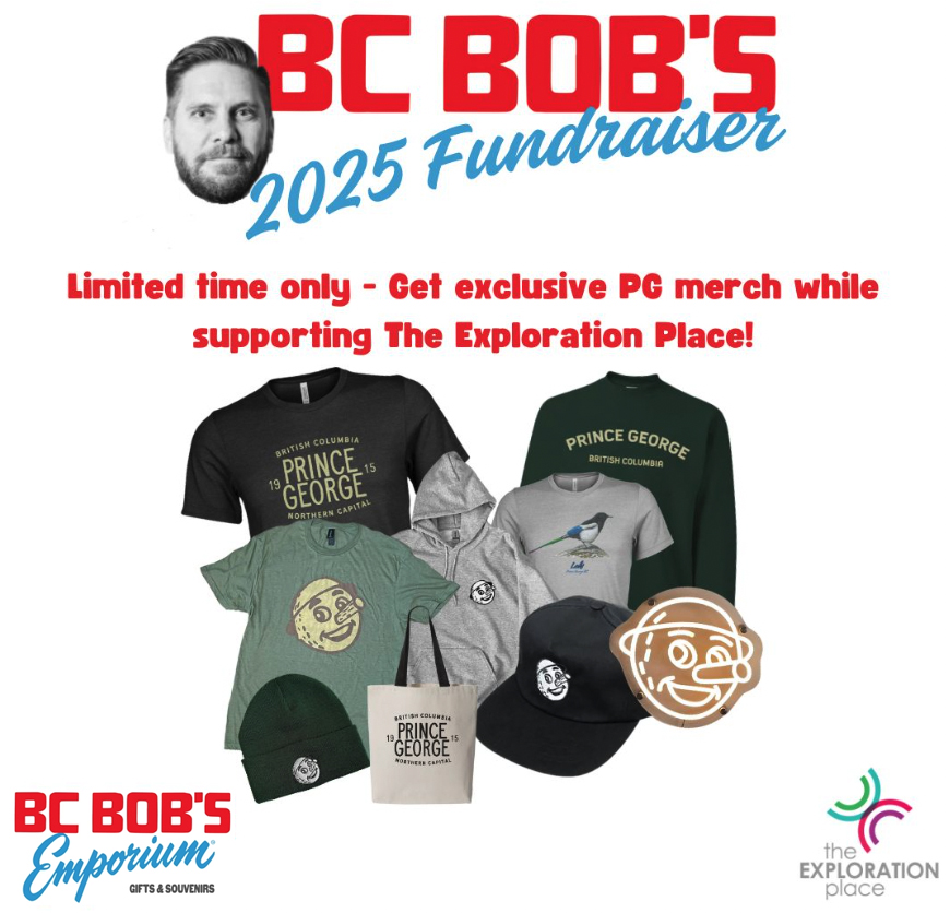Today is the LAST DAY to pitch in the help me the museum in Prince George by preordering any of this stuff shown below. Have a look at bcbob.ca 🥰