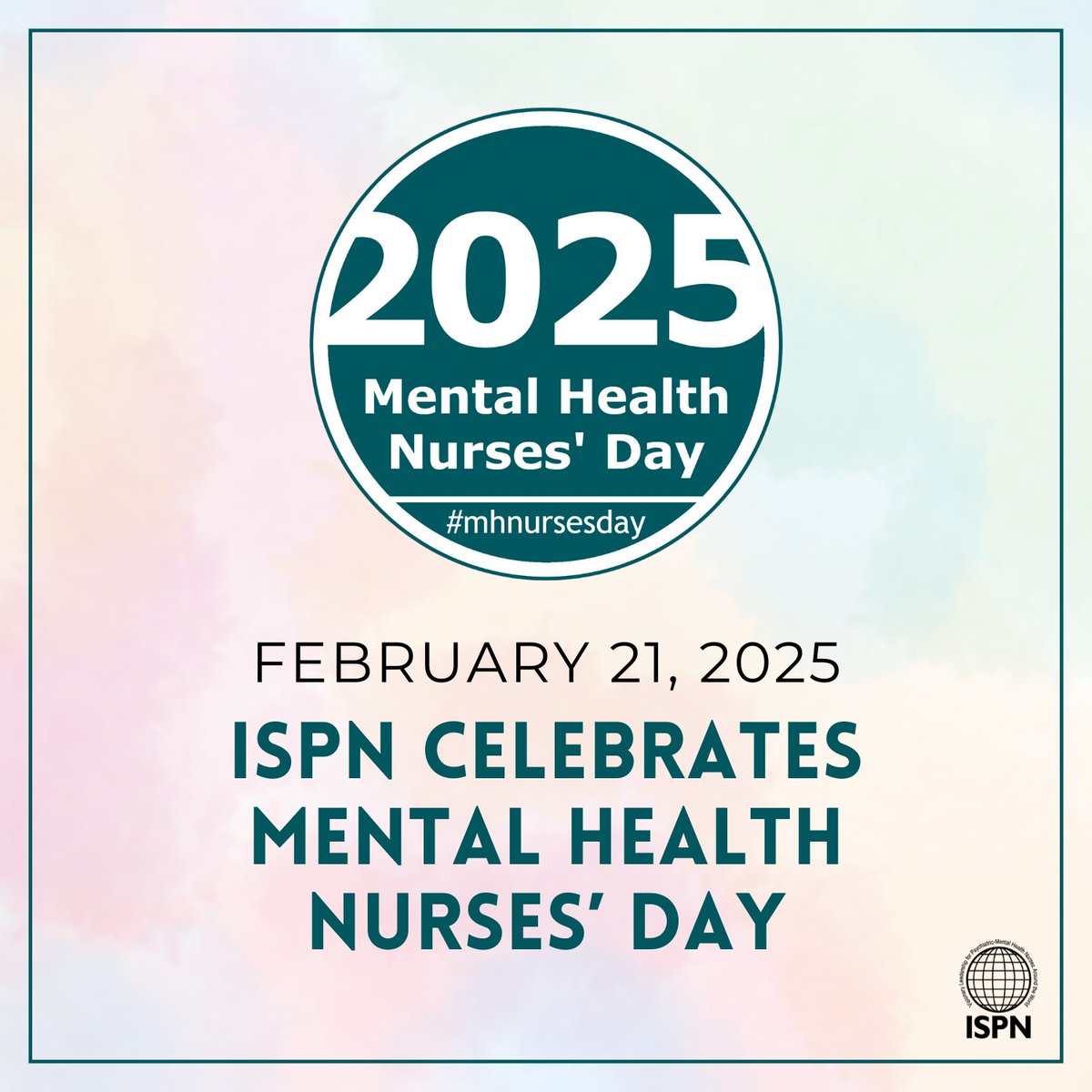 ISPN recognizes the dedication of our members on International Mental Health Nurses Day!

February 21 is International Mental Health Nurses Day.
 Thank you to all the nurses everywhere who continue to inspire hope and healing every day! 🙏✨