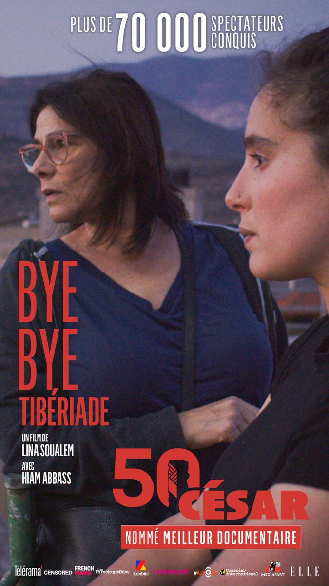 Dans ce documentaire de Lina Soualem, Bye bye Tibériade, l’Histoire est tissée, en pointillé et en points de bâti, par des paroles de femmes la paume ouverte. Un pays, une terre, une tragédie longue, de la mémoire et du talent plein le cœur. Bonne route pour les Oscars
ChT