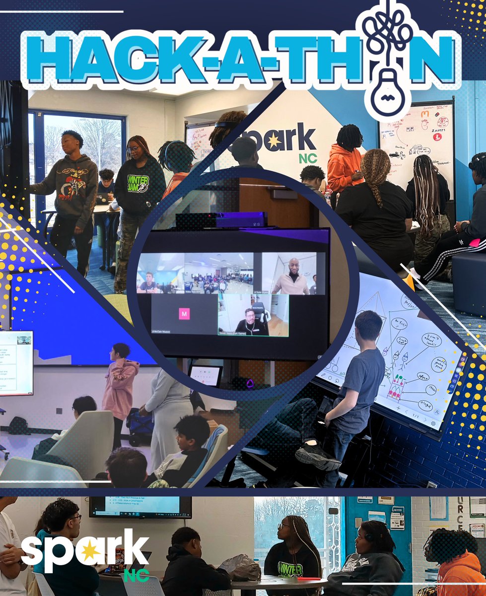 🚀 Students tackled real-world issues at the 2025 SparkNC Hackathon using AI, Micro:bits &amp; design thinking! From smart food kiosks to a Hobby Hub app—innovation in action! 🔥 #Hackathon2025 #EdTech