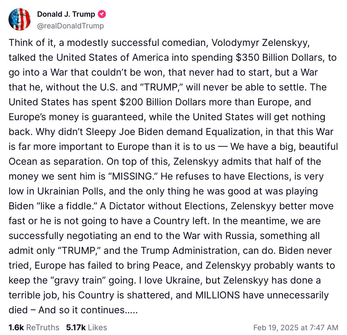 American Angry Aunty on the podium 
Can you imagine this is written by the president of United States of America