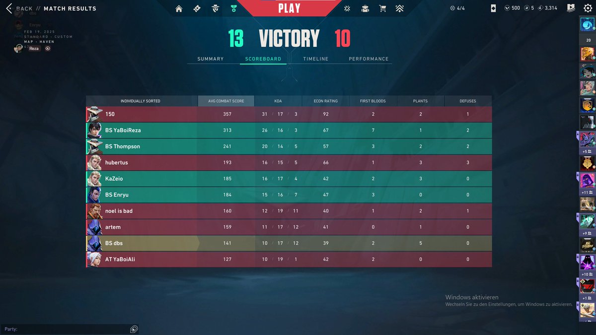 BS Valorant (@bs_valorant) on Twitter photo Well played from our Main Team today against <a href="/LegionLFO/">Legion LGN</a> 🤝
Big win for us today! 😈
#Victory #FindTheBlindspot Well played from our Main Team today against <a href="/LegionLFO/">Legion LGN</a> 🤝
Big win for us today! 😈
#Victory #FindTheBlindspot