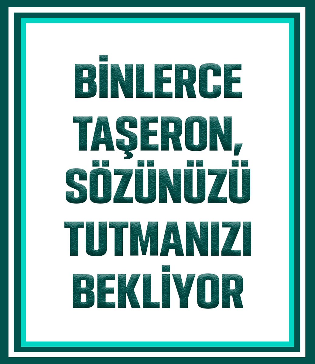 'TAŞERON ŞOFÖR' tweet media