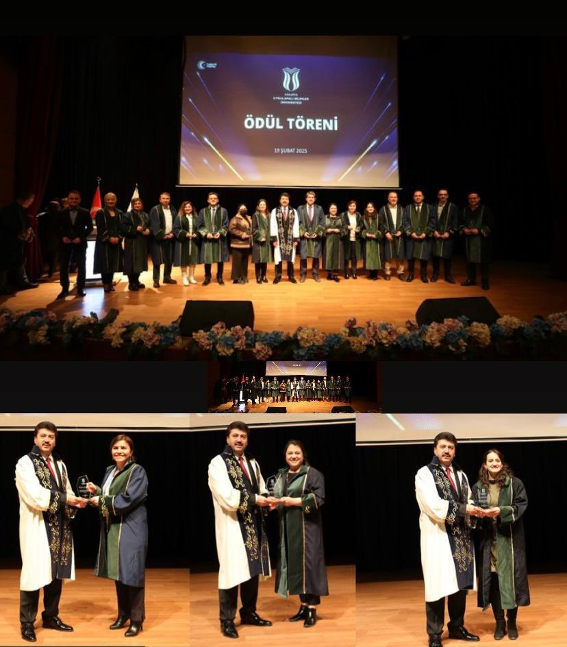 subusbf's tweet photo. 2024 - 2025 Bahar Dönemi Akademik Genel Kurul Toplantısında Akademik Başarı Ödülü alan Prof. Dr. Feride TAŞKIN YILMAZ, Doç. Dr. Gülzade UYSAL, Dr. Öğr. Üyesi Aylin BİLGİN; Eğitimde Yenilikçilik Ödülü alan Dr. Öğr. Üyesi Handenur GÜNDOĞDU; https://t.co/bNmcKLwwy8