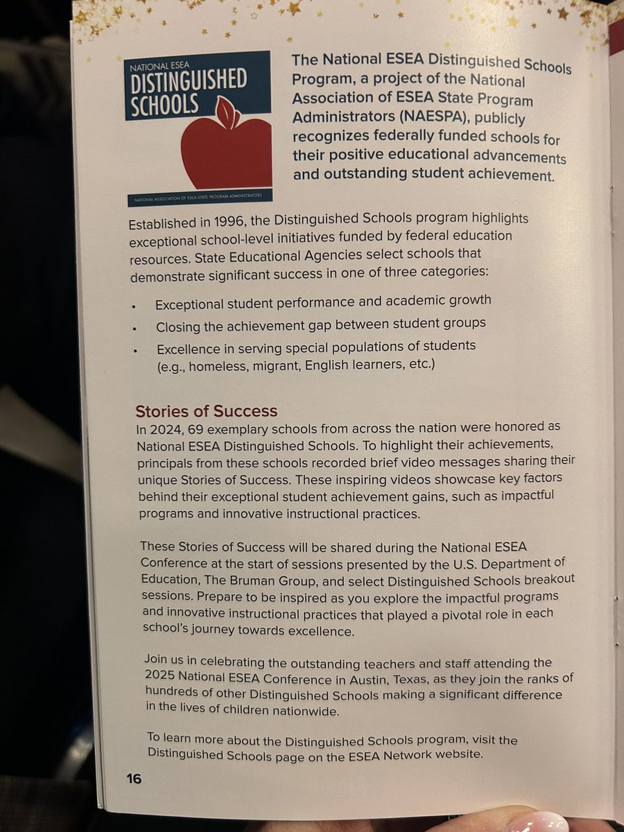 JWEWarriors's tweet photo. Today JWE has been recognized as a School Beyond Distinction! 🏆 Only 69 schools in the nation received this honor, and we couldn’t be prouder of our Warriors!
👏 Way to go, Warriors! Keep up the amazing work! 💙💛 #JWEWarriors #BeyondDistinction #WarriorPride #WeAreBSSD https://t.co/Wypihe2gZR