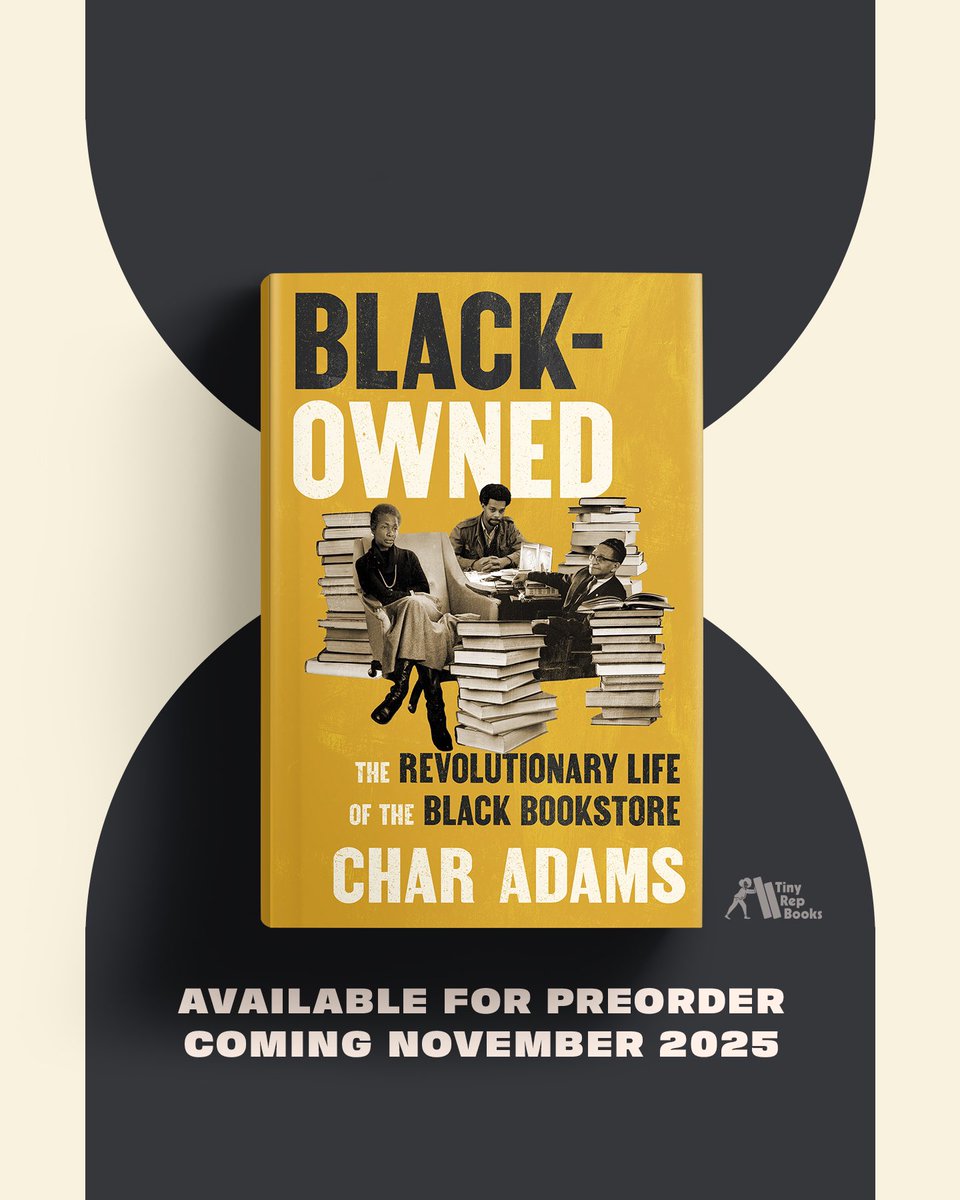 Annnndddd we have a cover! 📚

Pre-order is now available for “Black-Owned: The Revolutionary Life of the Black Bookstore.” It’s the first-ever full length book chronicling the history of Black-owned bookstores in the U.S. 

Pre-order here: penguinrandomhouse.com/books/734577/b…