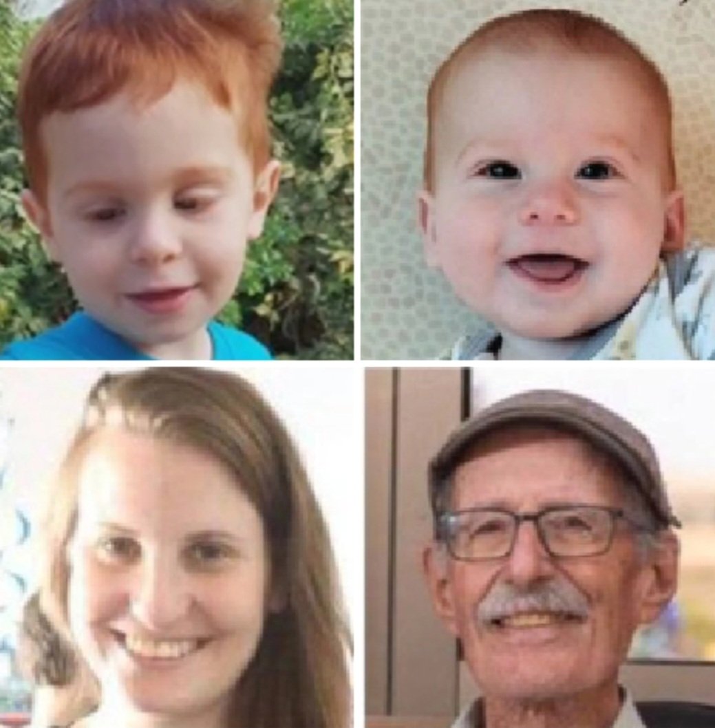 El Estado de Israel confirma que los cuatro secuestrados asesinados en cautiverio que se espera sean liberados mañana:

- Ariel Bibas.
- Kfir Bibas.
- Shiri Silverman Bibas
- Oded Lipschitz

La constatación de las identidades de los cuerpos podría demorar unas 48 horas.