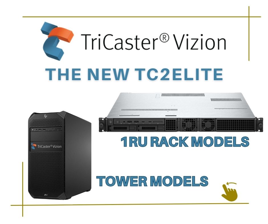 Videolink's tweet image. 💫TriCaster® Vizion – The New TC2Elite💫🎥 The latest evolution of the renowned video mixing tool trusted by broadcasters, sports networks and live event producers for decades! Contact Videolink / Aries Pro Solutions📩info@videolink.ca ☎416.690.1690 #TriCaster #Vizion