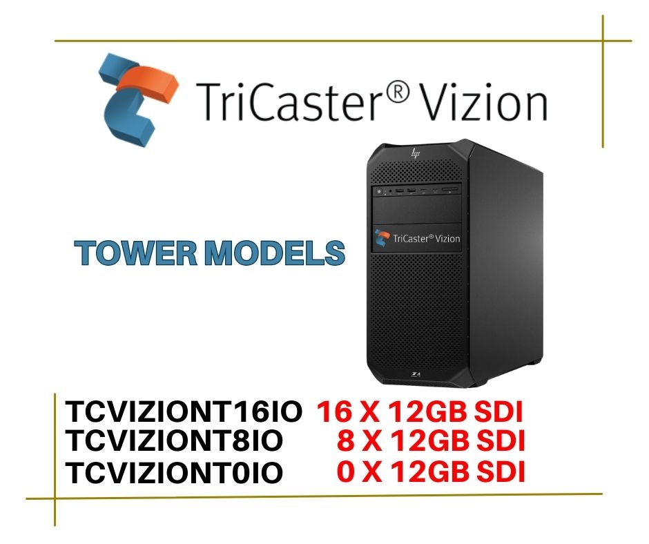 Videolink's tweet image. 💫TriCaster® Vizion – The New TC2Elite💫🎥 The latest evolution of the renowned video mixing tool trusted by broadcasters, sports networks and live event producers for decades! Contact Videolink / Aries Pro Solutions📩info@videolink.ca ☎416.690.1690 #TriCaster #Vizion