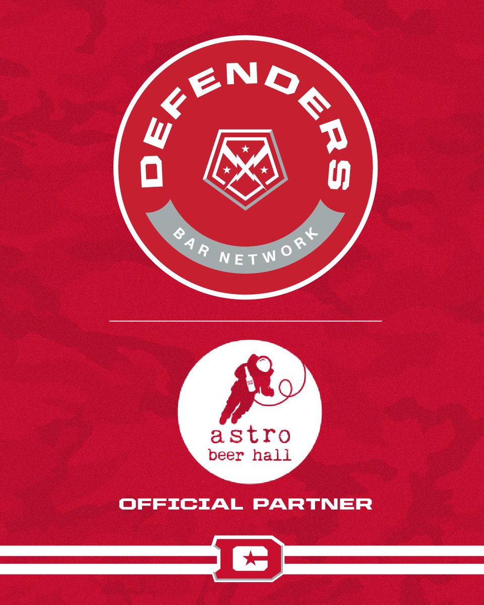 Astro Beer Hall (@astrobeerhall) on Twitter photo 🏈🚨 Exciting news — both Astro Beer Hall locations are thrilled to join the <a href="/XFLDefenders/">D.C. Defenders</a> Bar Network as an official destination for game day hangs, away watch parties, and fan events for the 2025 season!
Visit the link in bio to enter the happy hour sweeps + presale access ‼️ 🏈🚨 Exciting news — both Astro Beer Hall locations are thrilled to join the <a href="/XFLDefenders/">D.C. Defenders</a> Bar Network as an official destination for game day hangs, away watch parties, and fan events for the 2025 season!
Visit the link in bio to enter the happy hour sweeps + presale access ‼️