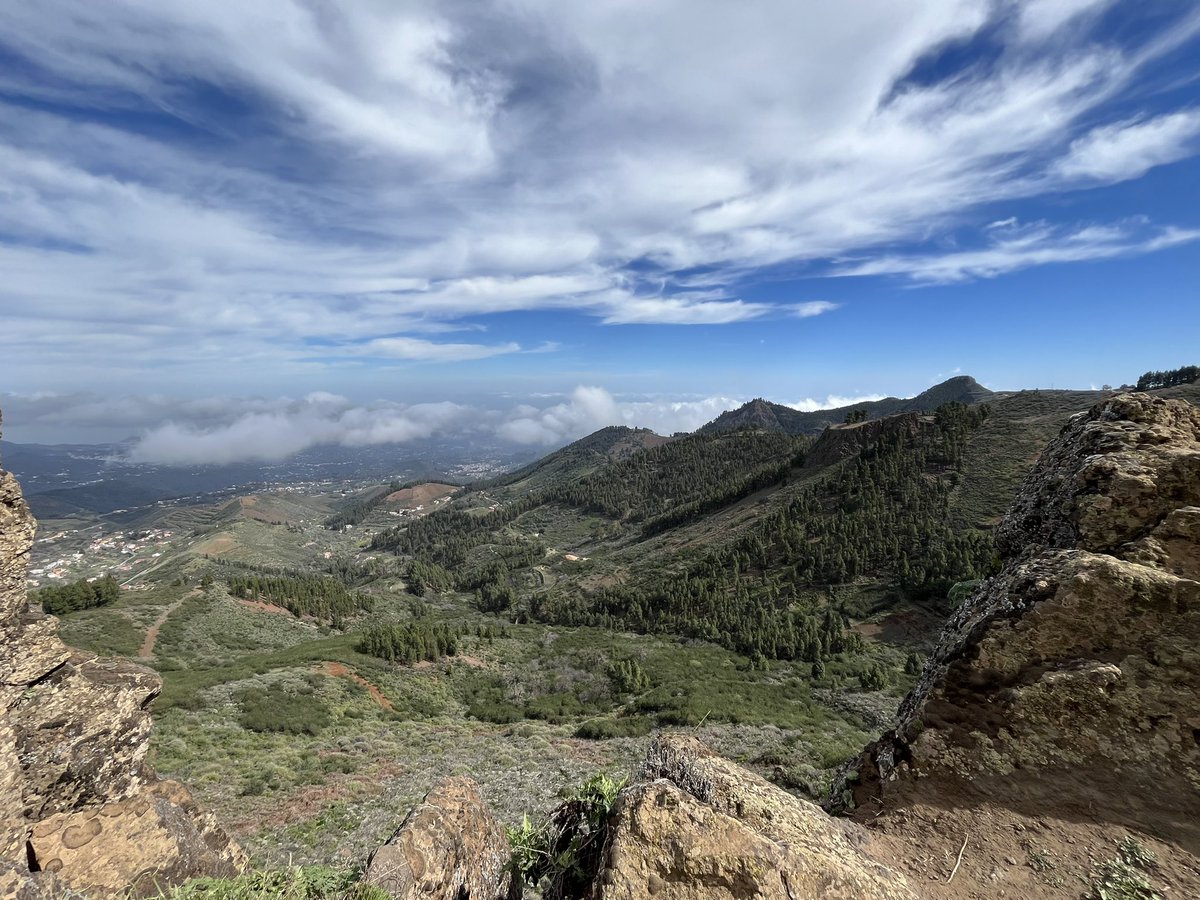 Das 1. Mal auf den Kanaren, heute: Gran Canaria. Traumhaft warm hier und selbst im Gebirge bester 5G Empfang mit Movistar-Roaming