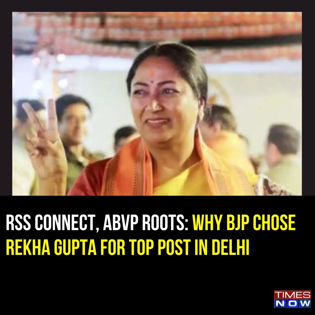 rajasekharaa's tweet image. RSS Connect, ABVP Roots: Why BJP Chose #RekhaGupta For Top Post In Delhi 

#TNCards 

timesnownews.com/india/why-bjp-…