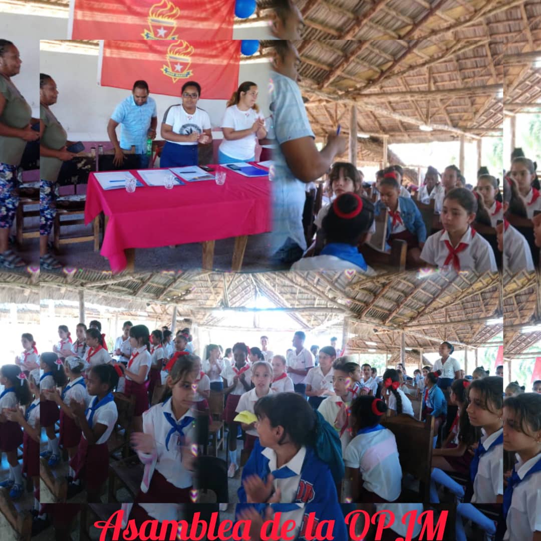AzcuyDagmaris's tweet photo. Con gran entusiasmo se celebró en el municipio Mariel la Asamblea de la OPJM
# Siempre Antimperialistas
# Artemisa JuntosSomosMas https://t.co/3SxbqVxcVB