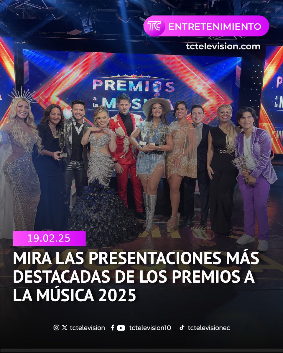 🎤✨ ¡Las presentaciones de los Premios a la Música 2025 hicieron vibrar a todos! 🎶
-
📺 Revive los mejores momentos de tus cantantes favoritos aquí: bit.ly/3EUpb44