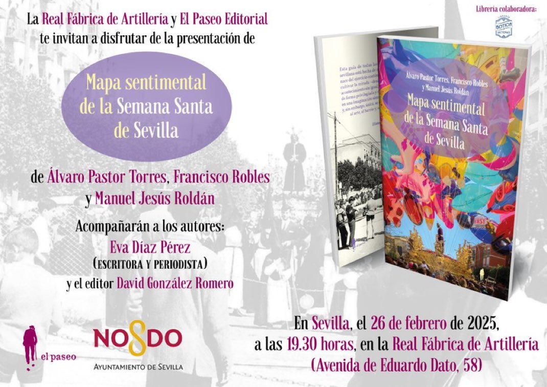 El miércoles 26 de febrero, a las 19.30 h. Vamos a coger sitio…