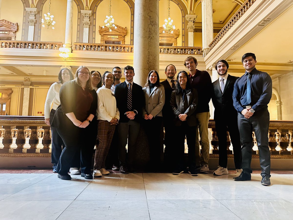 Yesterday our MSAT 2025 cohort spent the day at the state house advocating for our profession and patients! They were joined by our friends at <a href="/PurdueMSAT/">Purdue Univ Athletic Training</a> We have some greAT ATs entering the profession! <a href="/UIndyCHS/">UIndyCHS</a> <a href="/uindy/">University of Indianapolis</a>