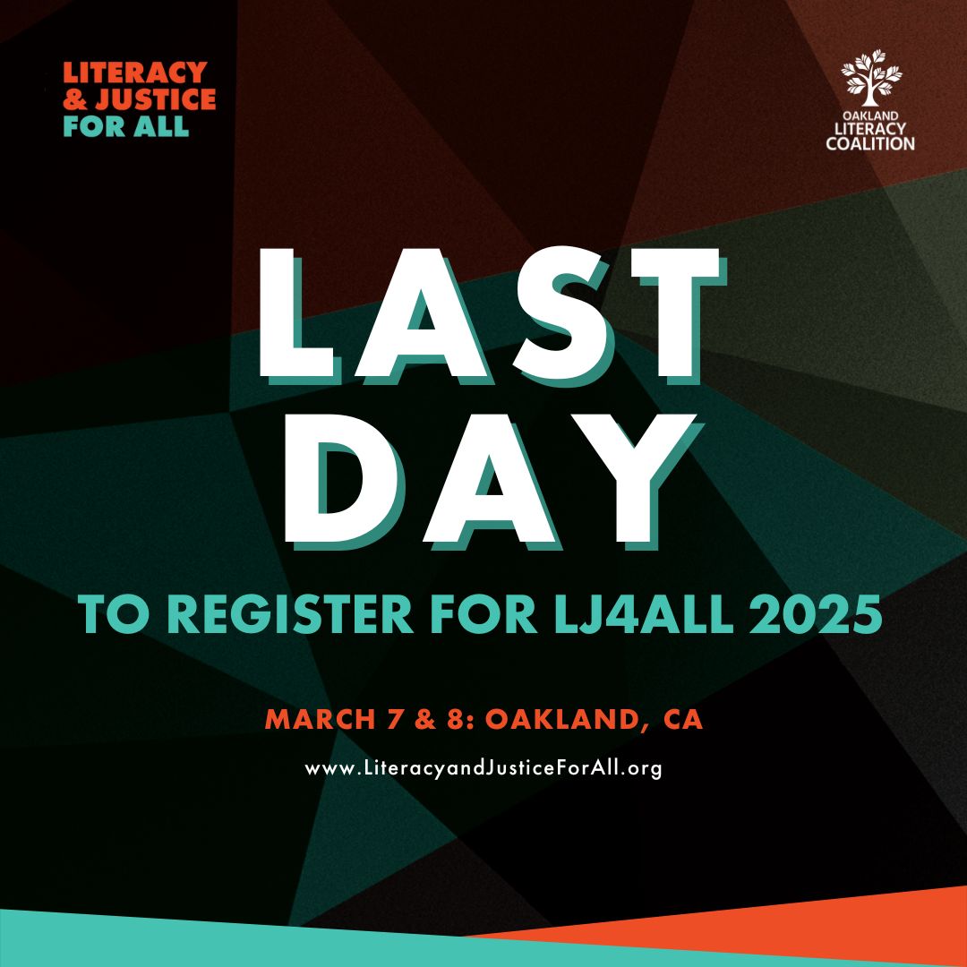 📋 FINAL DAY: Register Now for 2025 Literacy &amp; Justice Symposium: LiteracyandJusticeForAll.org/register 
#LJ4All