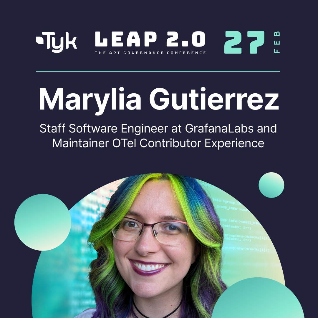 tyk_io's tweet image. APIs need governance - but without observability, you&apos;re flying blind.
Join Marylia Gutierrez at #Leap2025 as she breaks it down in &quot;API observability: The missing link in your governance strategy.

📅 February 27, 2025

Register here - hubs.la/Q037nT--0

#APIObservability