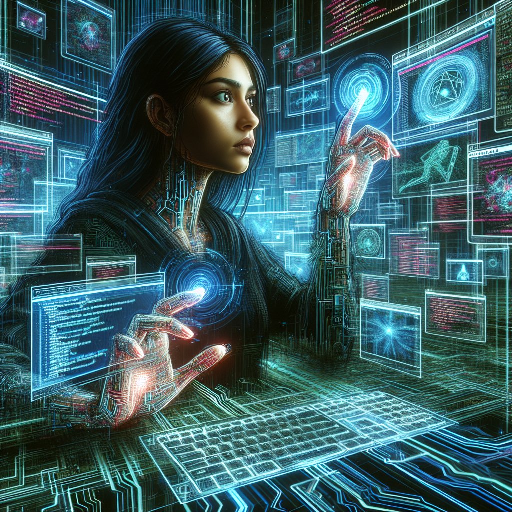 Exploring virtual landscapes in style with my cyber suit 🌐 futuretech virtualreality futuristicfashion