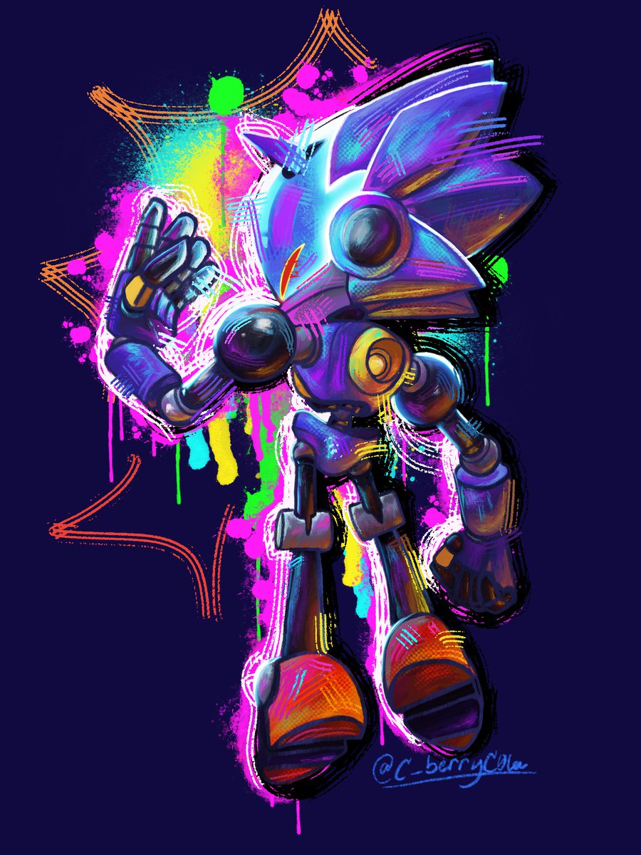 C_BerryC0la's tweet image. Chaos Sonic’s Chaos Tonic!!! 

(I didn’t know what i was doing but i was having fun )
#Chaossonic #Metalsonic #Sonicthehedgehog