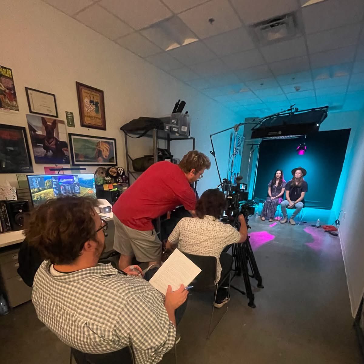 imaginariesband's tweet photo. A few months ago @imaginariesband had the pleasure of doing an interview at @OKPOPTulsa where we got to share our stories for the Oklahoma State Archive. Honored to be a part! ✨🎵🎥 #okpop #okpoptulsa #theimaginaries #maggiemcclure #shanehenry #tulsa #oklahoma #oklahomahistory https://t.co/8l57PbPgcm