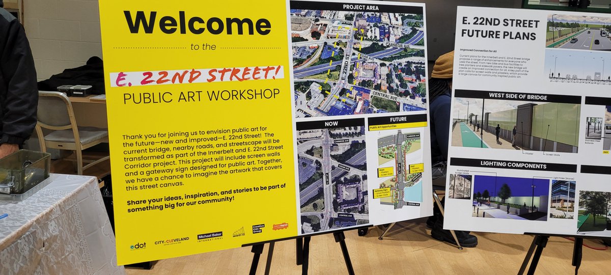 A few pics from last night's E. 22nd St. Public Art Workshop at  <a href="/thefriendlyinn/">TheFriendlyInn</a>. #TheBridgeThatBridges #Art&amp;Community #SeventhHillDesign 
#CentralNeighborhood (1 of 2)
