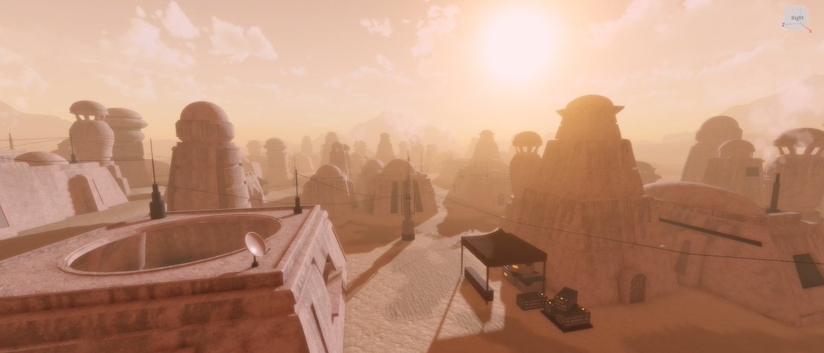 🏜️WIP : Tatooine from Star Wars !
-
-
-
#StarWars, #Build, #Terrain, #Roblox, #RobloxDev, #Blender, #GameDev, #RobloxStudio, #3DModeling, #RobloxArt, #BuildersOfRoblox