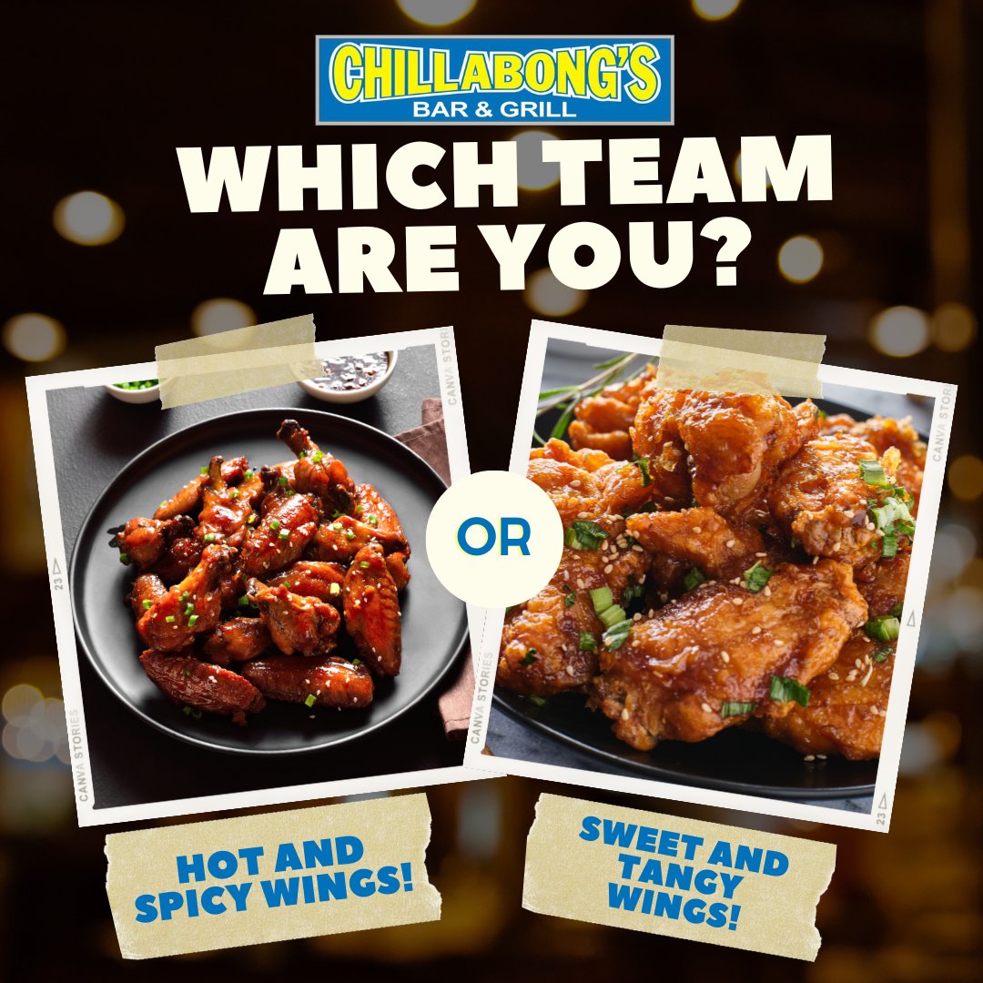 🔥 Wing lovers, it’s your time to shine! Are you team hot and spicy wings 🌶️ or team sweet and tangy? Drop your answer below, and let’s see which side rules the roost!
