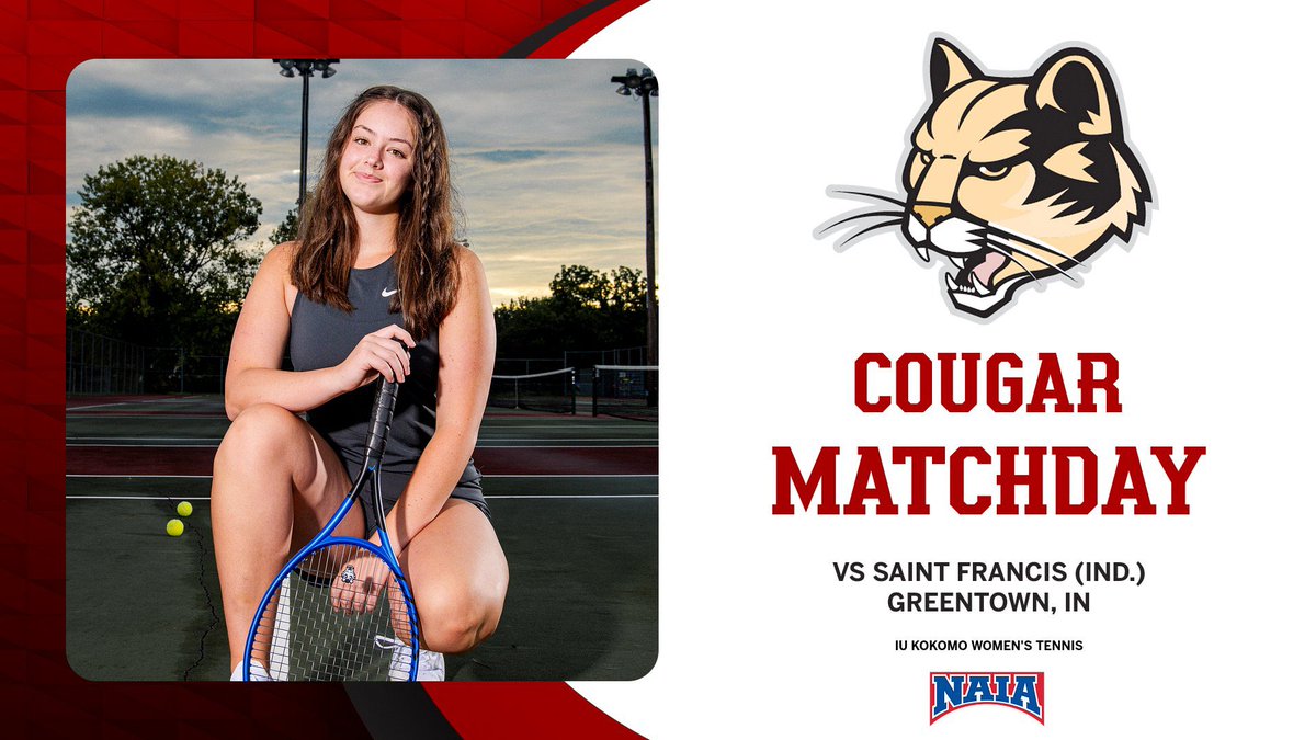 𝐅𝐢𝐫𝐬𝐭 𝐡𝐨𝐦𝐞 𝐦𝐚𝐭𝐜𝐡 𝐨𝐟 𝟐𝟎𝟐𝟓!😎

🆚 Saint Francis (Ind.)
⌚️ 7:00 PM
📍 Greentown, IN
🏟️ Howard County Indoor Tennis Center

#RollCougs