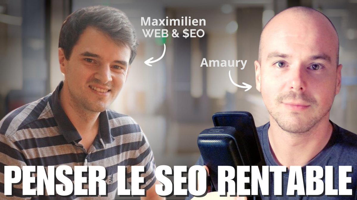 🚀 Comment devenir un pro du SEO et générer des revenus en ligne ?

C'est le sujet du jour sur le podcast #SEOAugmenté de l'ami <a href="/Amaury_DUVAL/">Amaury @ SERPmantics 👨‍🚀</a> 🎙️

Au programme : 

• Comment choisir une bonne niche en affiliation
• Comment créer un site performant
• Stratégie de contenu et
