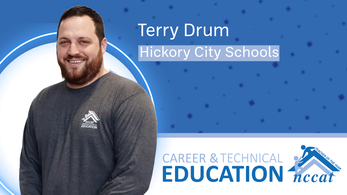 NCCAT News (@nccatnews) on Twitter photo Congratulations to Terry Drum of <a href="/hickoryschools/">Hickory City Schools</a>, who was named a finalist for the NCCAT 2025 Burroughs Wellcome Fund NC Career and Technical Education (CTE) Teacher of the Year Award!
For more, visit nccat.org/node/3495 Congratulations to Terry Drum of <a href="/hickoryschools/">Hickory City Schools</a>, who was named a finalist for the NCCAT 2025 Burroughs Wellcome Fund NC Career and Technical Education (CTE) Teacher of the Year Award!
For more, visit nccat.org/node/3495