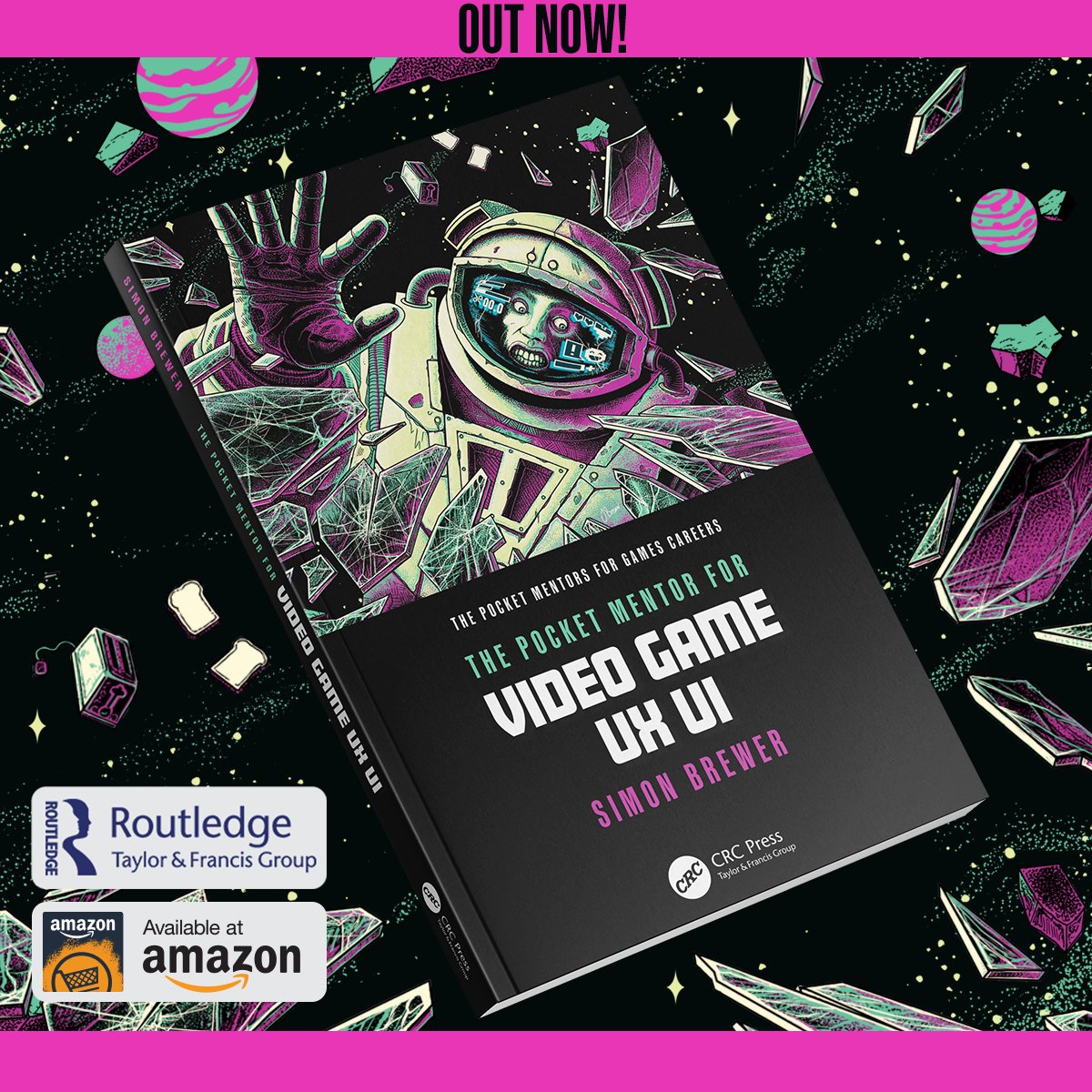 𝐓𝐡𝐞 𝐏𝐨𝐜𝐤𝐞𝐭 𝐌𝐞𝐧𝐭𝐨𝐫 𝐅𝐨𝐫 𝐕𝐢𝐝𝐞𝐨 𝐆𝐚𝐦𝐞 𝐔𝐗 𝐔𝐈 - 𝐎𝐮𝐭 𝐍𝐨𝐰! 💫🚀

Launching today! A fun, accessible resource that quickly breaks down what UXUI in games actually is and why it’s important. 

Get it from Routledge (use DIS20) and Amazon!
#uiux #gamedev