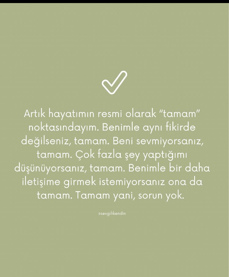 Sevgili kendim, (@sevgilikendin) on Twitter photo 