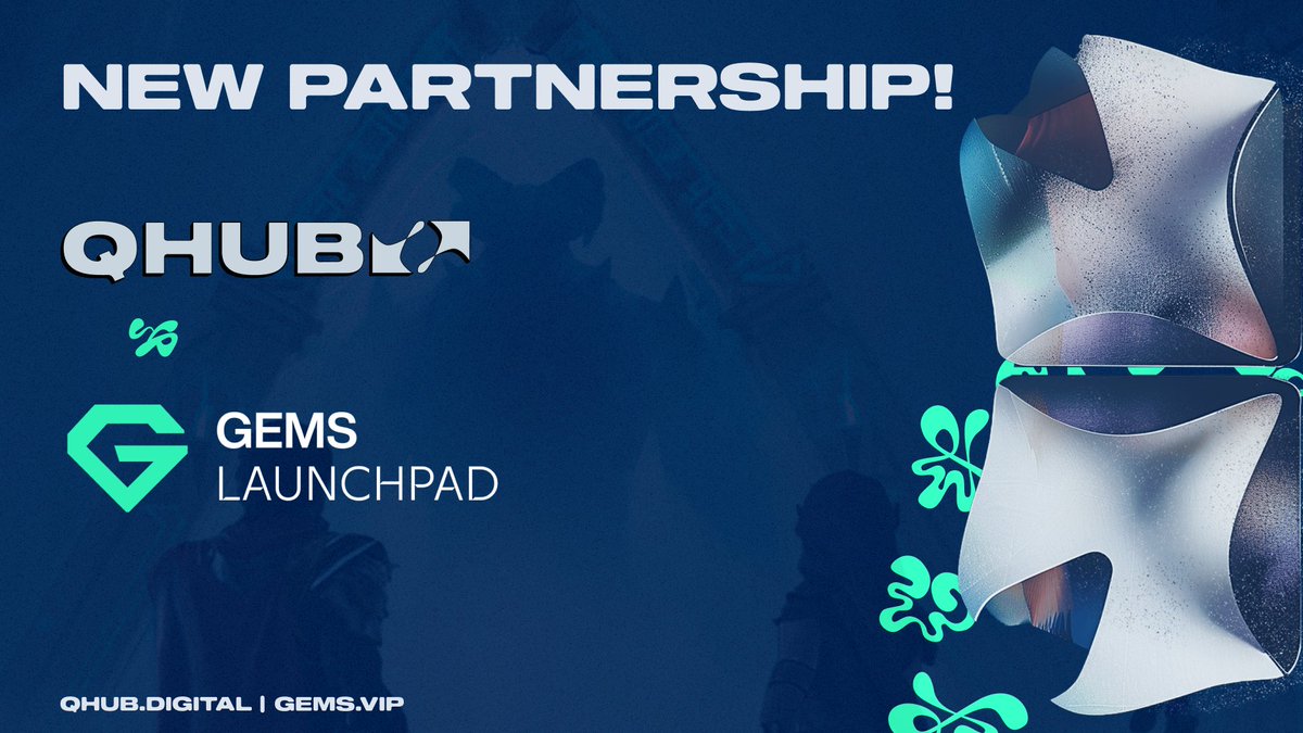 QHUB | #NFT utility platform (@qhub_) on Twitter photo 🥂Cheers to the new QHUB partner - Gems Launchpad!
<a href="/Gems_Launchpad/">Gems Launchpad</a> is a promising fundraising platform focusing exclusively on projects with the highest growth potential. Over the past 12 months, it has helped raise over $200M for participating projects, offering exclusive 🥂Cheers to the new QHUB partner - Gems Launchpad!
<a href="/Gems_Launchpad/">Gems Launchpad</a> is a promising fundraising platform focusing exclusively on projects with the highest growth potential. Over the past 12 months, it has helped raise over $200M for participating projects, offering exclusive