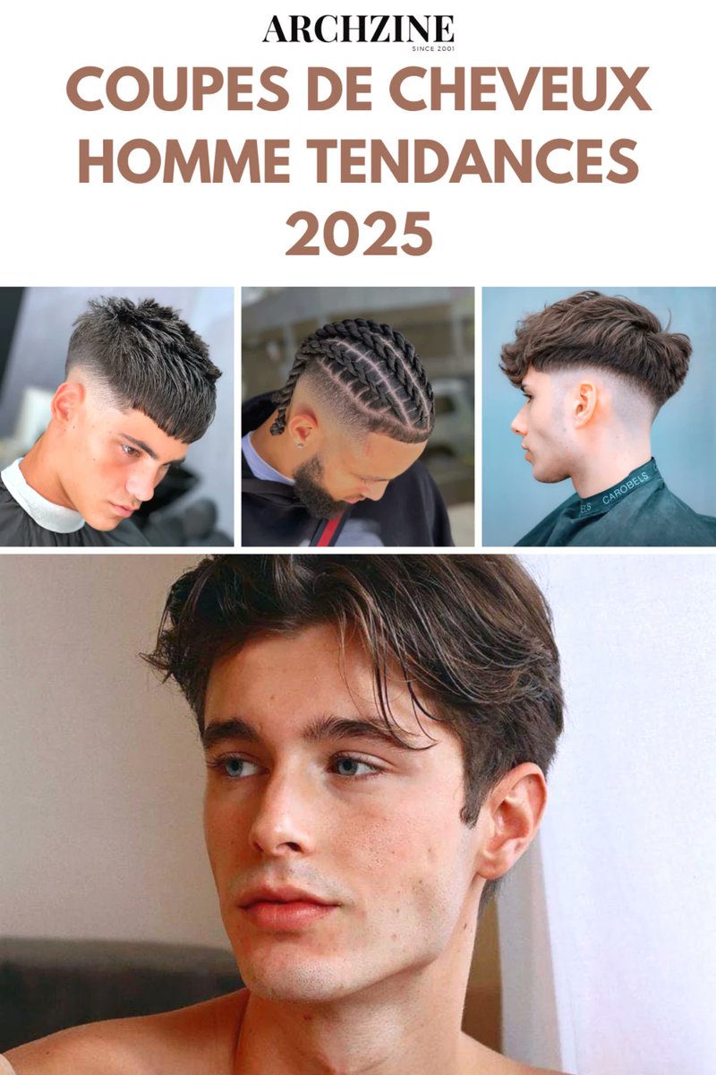 archzinefr's tweet photo. Votre coupe de cheveux en dit long sur vous ! Découvrez comment choisir celle qui mettra en valeur votre visage et révélera votre personnalité. ✨ Conseils pratiques + 5 coupes tendances à adopter pour un look qui vous sublimera ! 👌 #CoupesDeCheveux #StyleHomme #Tendances2025 https://t.co/zPr1m54On1
