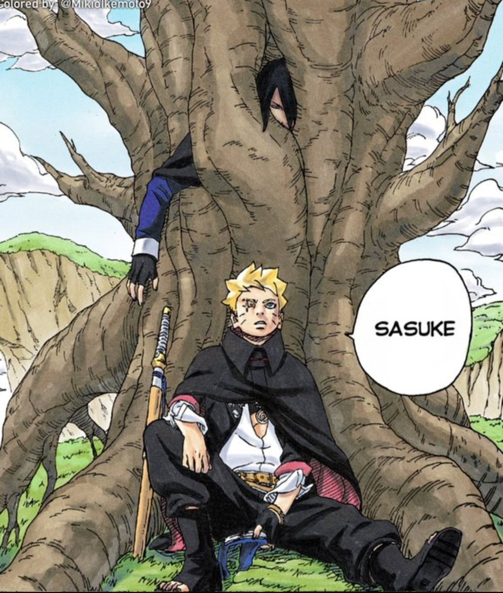 SesSasSis's tweet photo. They are incredible characters but I really appreciate that Kishimoto and Ikemoto decided to remove Naruto and Sasuke from the story and focus entirely on the new generation https://t.co/6UjkfIIuRQ