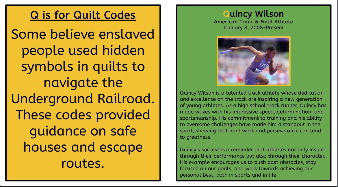 Q is for Quilt Codes #blackhistorymonth2025