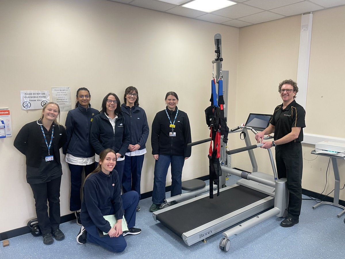 We are so excited to have a treadmill back in the service!
Yesterday we had the Biodex NxStep unweighing system + Gait Trainer delivered.
This is going to make a huge difference to the rehab we provide patients 🎉
A big thanks to Roger &amp; Mark for the training!
<a href="/IPRSMediquipe/">IPRS Mediquipe</a>