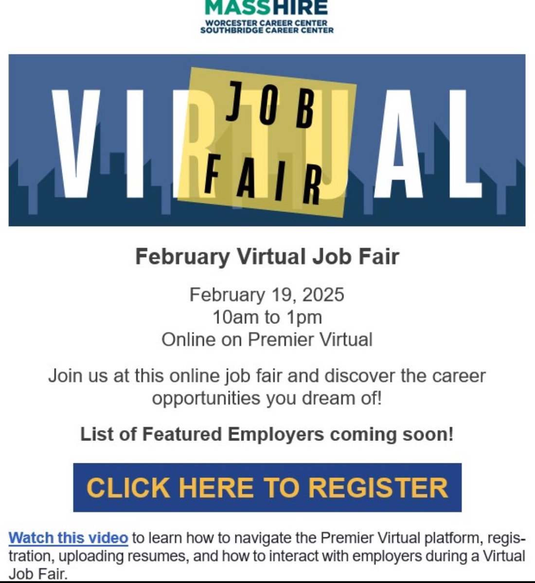 MassHire Central Region Workforce Board (MCRWB) (@masshirecentral) on Twitter photo Free virtual #jobfair today: Dozens of Central #Massachusetts businesses #hiring now. Register at Premier Virtual. #jobs #employment <a href="/masshirecenter/">MassHire Central Career Centers</a> <a href="/MAWorkforce/">Massachusetts Workforce Association</a> <a href="/MassLWD/">Massachusetts Labor & Workforce Development</a> <a href="/TweetWorcester/">City of Worcester</a> <a href="/CentralMATweets/">Central Mass Tweets</a> Free virtual #jobfair today: Dozens of Central #Massachusetts businesses #hiring now. Register at Premier Virtual. #jobs #employment <a href="/masshirecenter/">MassHire Central Career Centers</a> <a href="/MAWorkforce/">Massachusetts Workforce Association</a> <a href="/MassLWD/">Massachusetts Labor & Workforce Development</a> <a href="/TweetWorcester/">City of Worcester</a> <a href="/CentralMATweets/">Central Mass Tweets</a>
