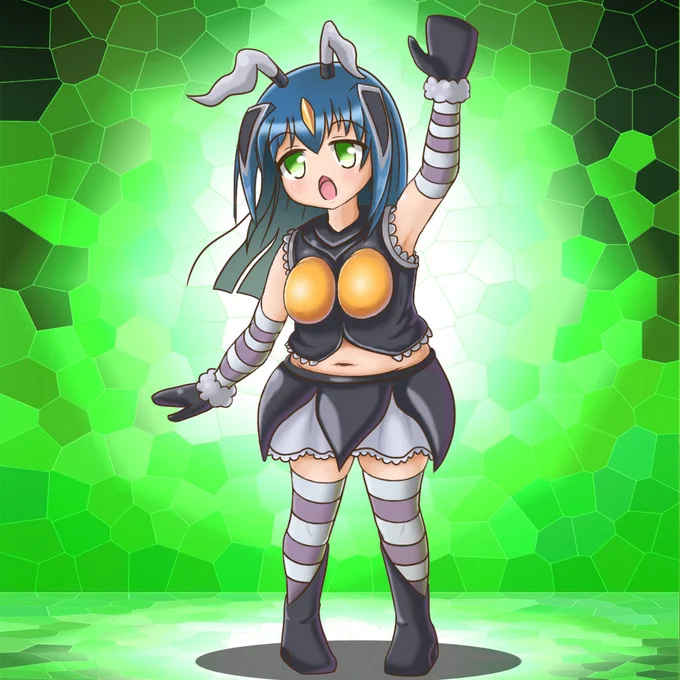 ゼットン2代目擬人化ことトントンを唐突にUP おっとりのんびり屋な子 マイペースで少しおっちょこちょいなところがあるけど、一生懸命なところがチャームポイント 役に立つ予知夢をみることがあるが少し忘れがち イマーゴ様には何故か好かれてる