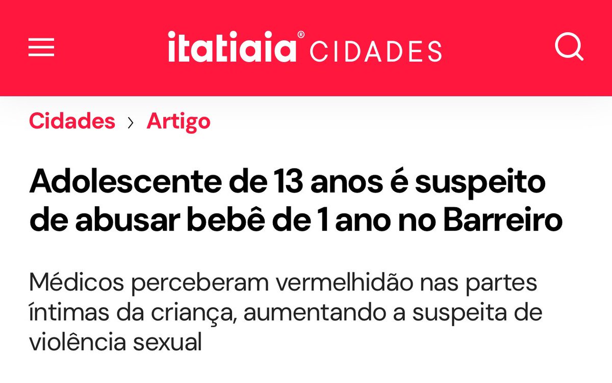 13 anos e já cometendo atrocidades! A criminalidade não tem idade, mas a justiça finge que sim. CHEGA de impunidade para ‘menor infrator’! Quem comete crime tem que pagar! #MenorBandidoÉBandido