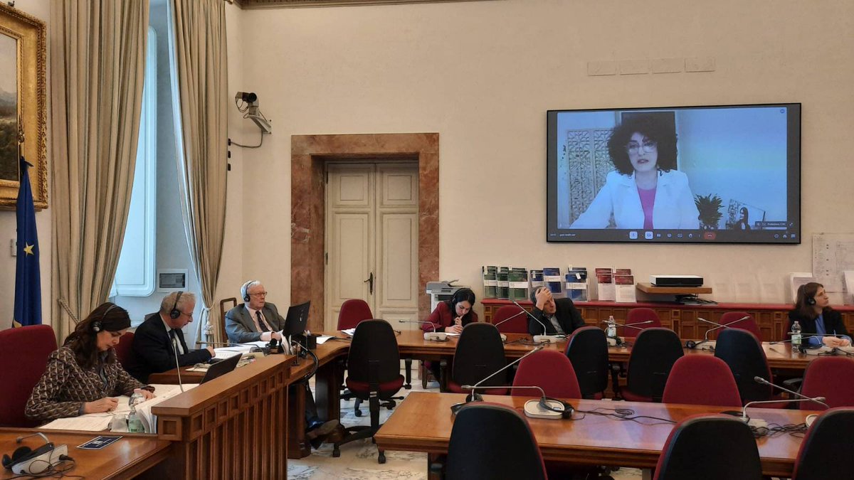 Narges Mohammadi addressed the Italian Parliament’s Standing Committee on Human Rights today.

In her remarks, Mohammadi highlighted the need to end gender apartheid, called for an end to executions in Iran, and emphasized the ongoing struggle for human rights and women's rights