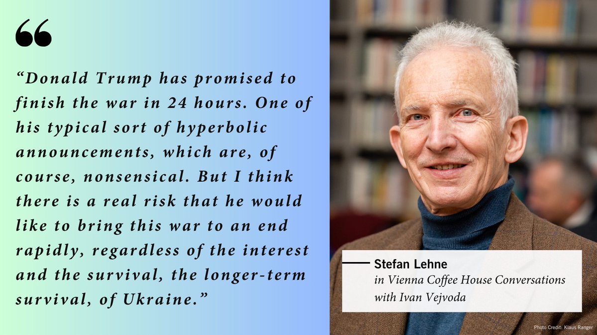 Stefan Lehne (<a href="/StefanLehne/">Stefan Lehne</a>), a 2018/19 <a href="/EuropesFutures/">Europe's Futures</a> Fellow of the IWM and <a href="/erstefoundation/">ERSTE Foundation | @erstestiftung.org on Bluesky</a>, on the EU’s response to a series of disruptions including the financial crisis, Brexit, the pandemic, and the Russo-Ukrainian War,  and the implications of these events for European