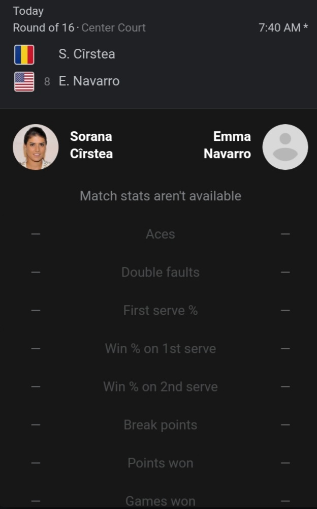 CirsteaFC's tweet image. #SoranaCirstea 🇷🇴
#ThirdRound
#ThursdayFebruary20
#Dubai
#WTA1000
🎾