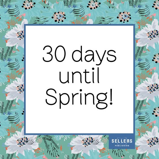SellersMedia's tweet image. It's almost Spring! 🌸
#sellerspublishing #spring #byewinter #hellospring