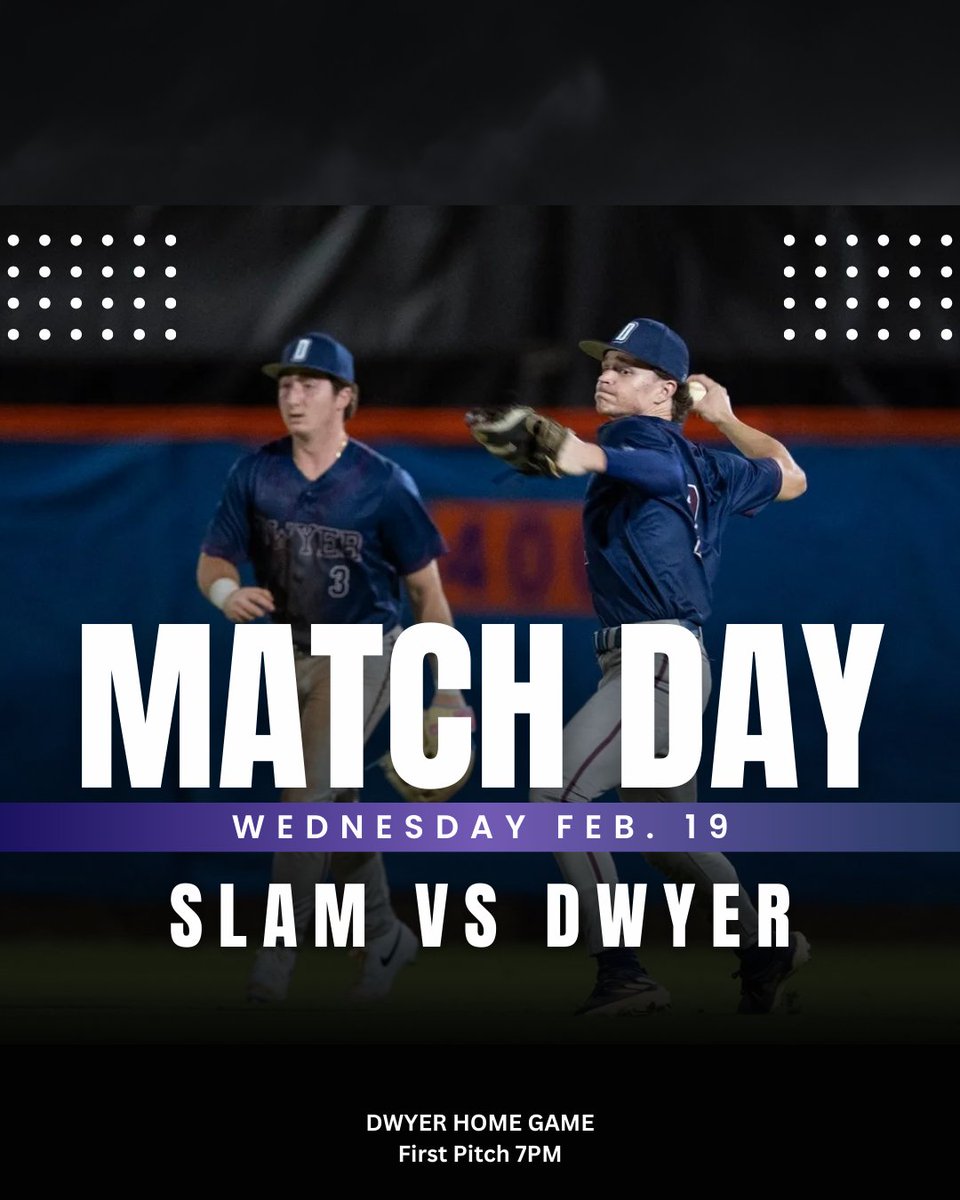 It's Game Day for the Dwyer boys! <a href="/DwyerHS/">William T. Dwyer HS</a>