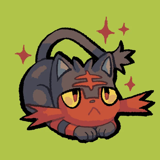 poke-month day 19litten!#pokemon #pokemonth #litten 