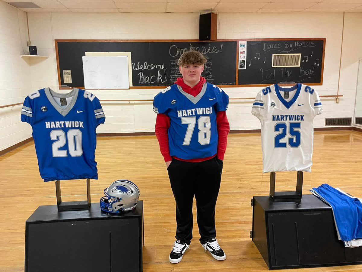 Blessed to be invited on a official visit to <a href="/HartwickFball/">Hartwick Football</a> had a great visit meeting with coach Theophel and touring the facilities.