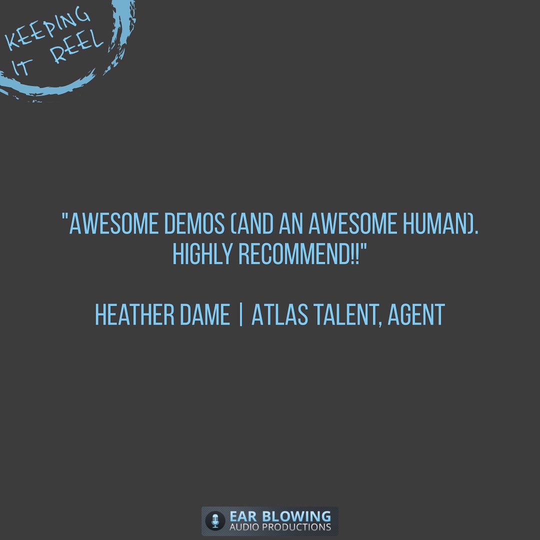Sometimes you have to take a minute to reflect on how far you’ve come. 

I know how much of a straight shooter <a href="/AtlasTalent/">Atlas Talent Agency</a>’s Heather Dame is…which makes this testimonial from her even more awesome.

#DemoProducer #Voiceover #VoiceActor #VoiceActing