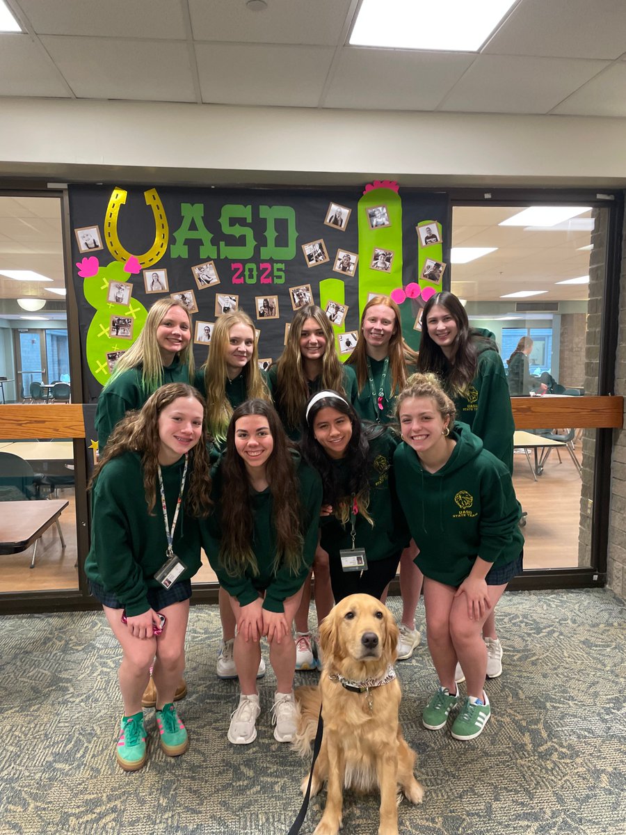 Rise and shine, it's STATE time! 🌊💛 Best of luck to our UA swimmers competing in the state meet. 🏊‍♀️ We’re so proud of you! #GoLions #UASD